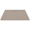 VidaXL Shower Base Tray SMC Brown 39.4 in.x31.5 in. - 4 of 4