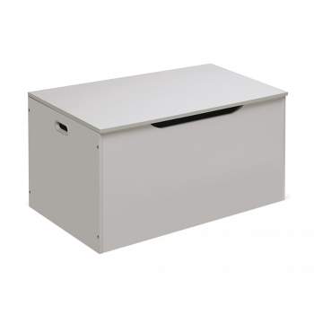 Badger Basket Woodgrain Flat Bench Top Toy and Storage Box