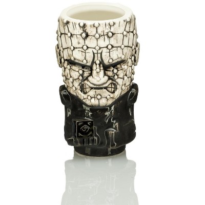 Beeline Creative Geeki Tikis Hellraiser Pinhead Ceramic Mini Muglet | Holds 2 Ounces