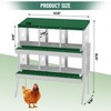 Nesting Boxes for Chickens, Metal Roll Out Laying Nest Box with Perch, Secure Lid Wall Mount or Free Standing - 3 of 4