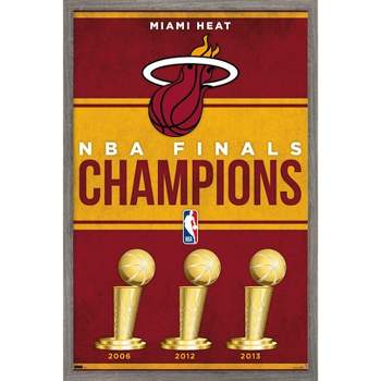 Trends International NBA Miami Heat - Champions 23 Framed Wall Poster Prints