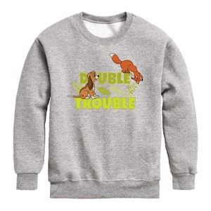 Boys' - Disney - Double Trouble Graphic Long Sleeve Fleece Sweatshirt - 1 of 4