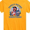 Men's - Lilo and Stitch - Family Means Everything Short Sleeve Graphic T-Shirt - 2 of 4