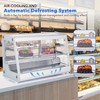 Acekool Commercial Countertop Refrigerator Display Case 6.5 Cu. Ft with Interior LED Lighting & Rear Sliding Door - 2 of 4