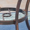 Tucson 32.5" Round Cast Aluminum Dining Table - Copper - Christopher Knight Home: Water-Resistant, Seats 4 - 4 of 4