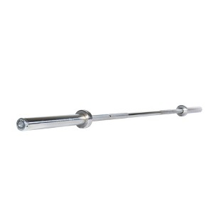 YORK International Olympic Training Bar 44 lbs Heavy Duty Steel Bar with Smooth Needle Bearings and 2 Inch Sleeve - 1 of 1