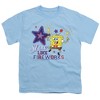 Boys' Spongebob Squarepants Shine Like 4Th Of July Fireworks T Shirt Light Blue X Small - 2 of 4