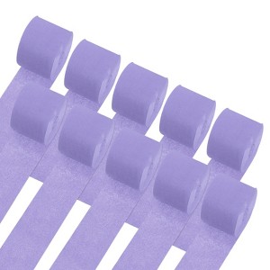 Unique Bargains Fine Texture Lightweight Soft to the Touch Not Easy to Fade Crepe Paper Streamers 10 Pcs - 1 of 4