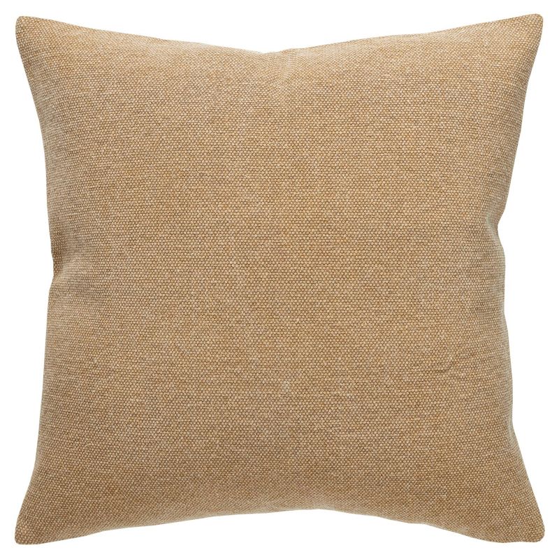 22"x22" Oversize Poly Filled Solid Square Throw Pillow - Rizzy Home, 3 of 10