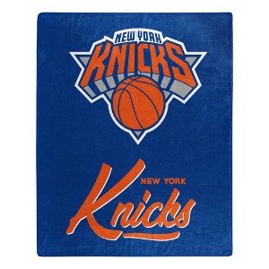 NBA New York Knicks 50 x 60 Raschel Throw Blanket - 1 of 3