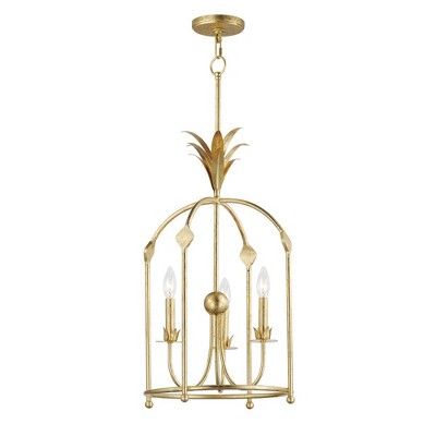 Maxim Lighting Paloma 3 - Light Chandelier in  Gold Leaf