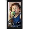 PosterPalooza | Panoramic Classic Modern Black Frame - UV Acrylic, Foam Board Backing, Hanging Hardware - 2 of 4