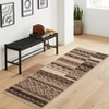 Washable Modern Geometric Patchworked Area Rugs, Soft Non Slip Contemporary Floor Carpet for Home Office - 4 of 4