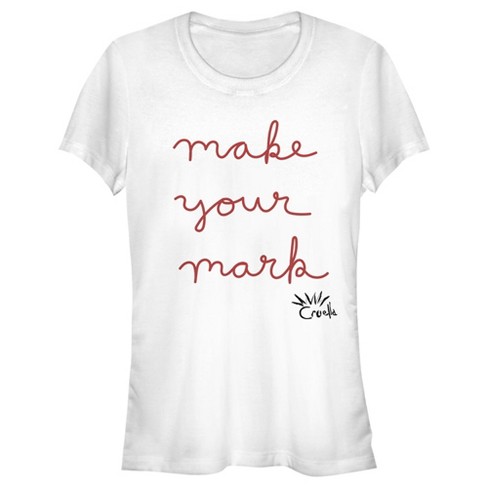 Juniors Womens Cruella Make Your Mark T-Shirt - image 1 of 4