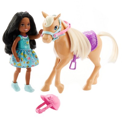 barbie club chelsea doll and horse