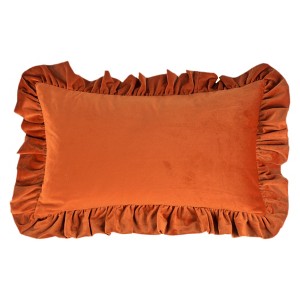 REGALWOVEN Scalloped Trim Outdoor Throw Pillow Covers for Sofa Living Room Home Decor 1 Pc - 1 of 4