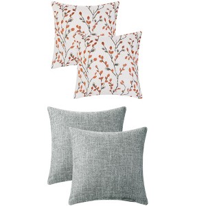 REGALWOVEN 4 Pcs Soft Cozy Throw Pillow Covers for Home Decor 18" x 18" - 1 of 4