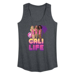 Women's - Barbie - Cali Life Graphic Racerback Tank - 1 of 4