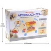 JuzToys Pretend Play Tea Party Trolley Cart – Tea Pots and Cups Accessories, Pretend Kitchen Tea Set for Kids – Red/Yellow - 4 of 4