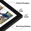 Americanflat 16x20 Collage Picture Frame  - Multi Picture Frames Fit One 6x8, Four 5x7 and Four 4x4 Photos or Use as One 16x20 Frame -- Black - 3 of 4