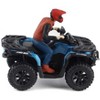 Can-Am Outlander XT 1000R ATV Oxford Blue Metallic with Driver Figure 1/32 Diecast Model by BRP Models - 2 of 4