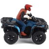 Can-Am Outlander XT 1000R ATV Oxford Blue Metallic with Driver Figure 1/32 Diecast Model by BRP Models - image 2 of 4