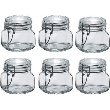 Amici Home Gumball Machine Shaped Glass Candy Jars, Canister With