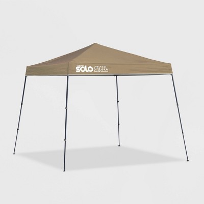  Quik Shade Solo Steel 9x9 Slant Leg Canopy - Khaki 