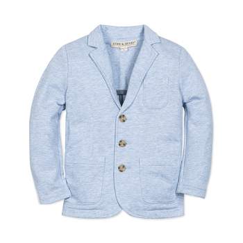 Hope & Henry Boys' French Terry Suit Blazer, Kids