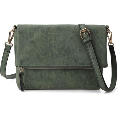 BEAFUP Women's Crossbody Bag with Detachable Shoulder Strap - Multi-Functional Vegan PU Leather Purse for Daily Use, Travel, and Gifts