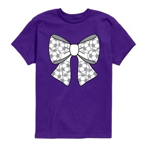 Boys' - Instant Message - Soccer Bow Short Sleeve Graphic T-Shirt - 1 of 4