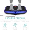 Best Choice Products Vibration Platform, Full Body Exercise Machine w/ Bluetooth Speakers, 5 Resistance Bands - Blue - 3 of 4