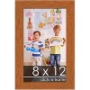 PosterPalooza | Photo Size Slim Profile Brown Frame - UV Acrylic, Foam Board Backing, Hanging Hardware - 2 of 4