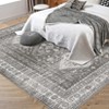 COZONY Large Vintage Area Rug Traditional Distressed Print,Non-Slip Soft for Bedroom, Living Room, Dining Room, Durable Pet-Friendly Home Decor Rug - 3 of 4