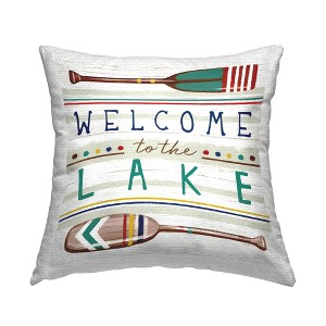 Stupell Industries Welcome to Lake Oars, 18 x 18 - 1 of 3