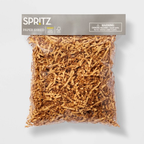 1.50oz Paper Shred Kraft Filler Brown - Spritz™ : Target