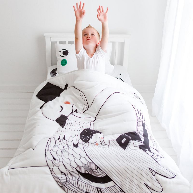 Rookie Humans Swan Toddler Comforter., 2 of 8