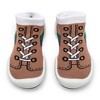 Komuello Toddler Boy Girl First Walk Sock Shoes - Runner Brown - 2 of 4