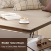 47 Inch Lift Top Coffee Tables with Storage & Sliding Barn Doors, Farmhouse Wood Cocktail Table, Living Room Furniture for Apartments - 4 of 4
