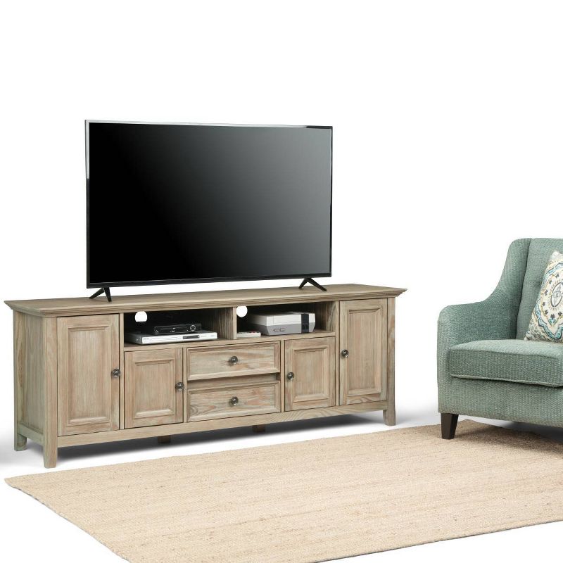 Halifax Wide TV Stand for TVs up to 80" - WyndenHall, 3 of 11