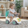 Dolu: Walk & Drive: Sit N' Ride, White-Yellow-Green, Ride-On Toy Vehicle - 2 of 4