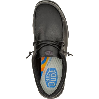 HEYDUDE Men Wally Work CE Classic Slip Resistant Wide , Classic Black Wide, 13 — фото 3