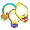 Eureka Color My World Light Bulbs Assorted Paper Cut Outs 36 Per Pack 6 Packs (EU-841006-6) - 2 of 2