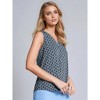 Jones New York Sleeveless V-Neck Pleat Front Blouse - 2 of 3