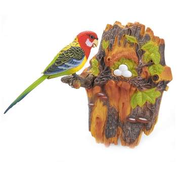 Insten Singing & Chirping Toy Pet Bird In Cage With Realistic