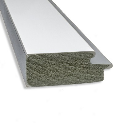 Eva White Gold Framed Natural Cork Bulletin Board