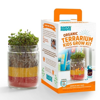 Back to the Roots Organic Terrarium Kids' Grow Kit