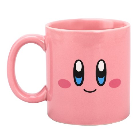 Kirby Big Face 16 Oz Pink Ceramic Mug : Target