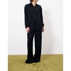 Women's Carla Satin Long Sleeve Top - FRNCH - 3 of 4