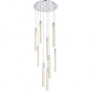 Elegant Lighting Weston 9 - Light Pendant in  Chrome - 1 of 4